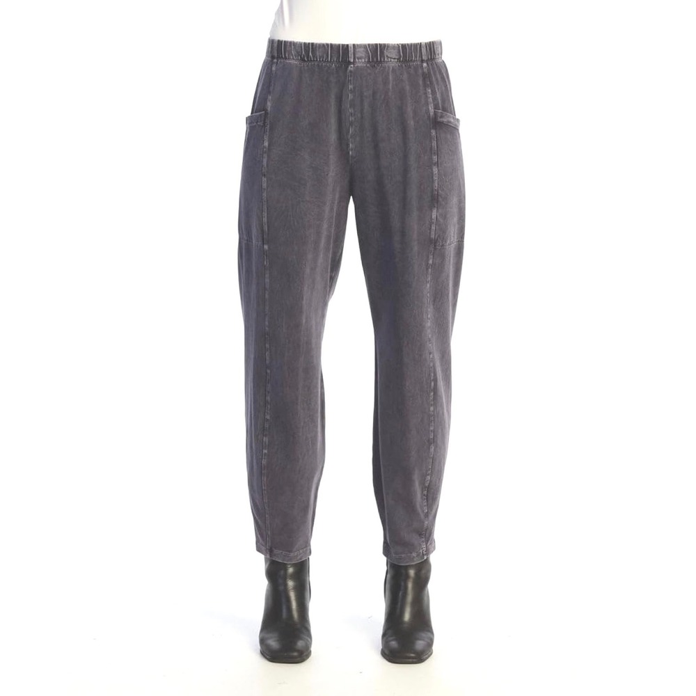 NEW Jess & Jane 2X Chocolate Brown Lantern Pants Mineral Washed - Picture 2 of 10